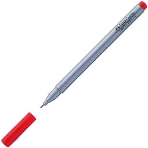 Faber-Castell: Grip Finepen rostirón 0,4mm-es piros
