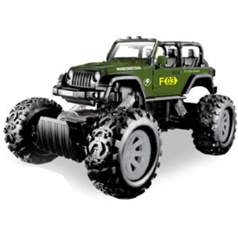 Stunt Truck zöld hátrahúzós kisautó 1/43 - Mondo Motors