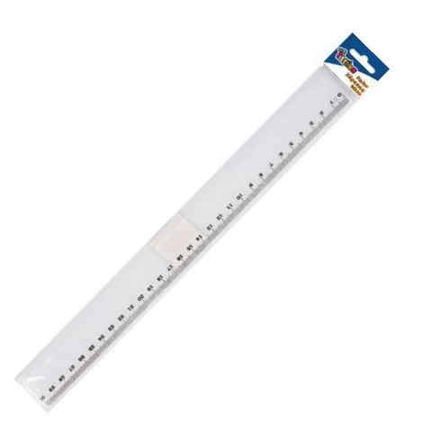 Egyenes műanyag vonalzó 30cm-es