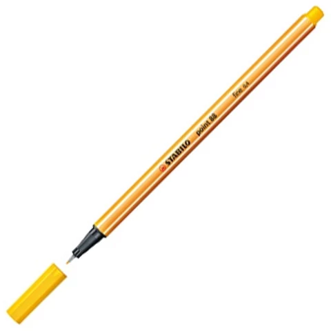 Stabilo: Point 88 citromsárga tűfilc 0,4mm