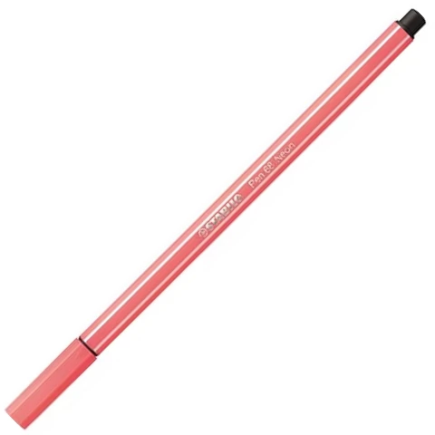 Stabilo: Pen 68 rostirón fluo piros színben 1mm-es
