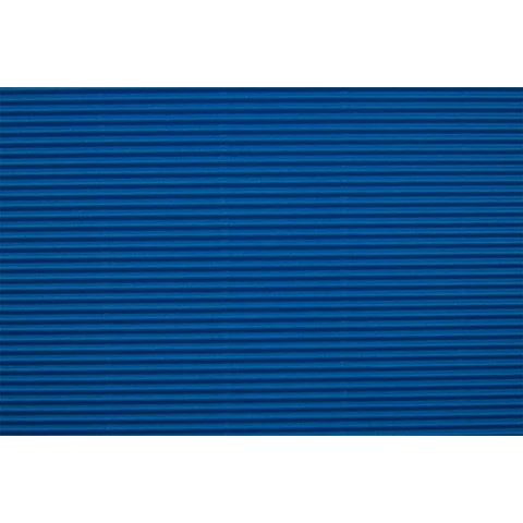 Kék dekorációs 3D hullámpapír tekercs B/2 50x70cm 1db