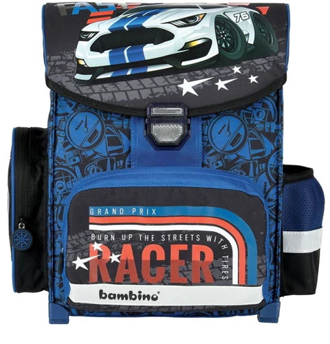 Fast Track Rider autós ergonomikus iskolatáska, hátizsák 36x27x14cm