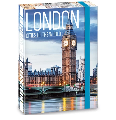 Cities: London füzetbox A/5-ös méretben