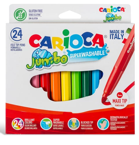 Jumbo filctollszett 24db - Carioca
