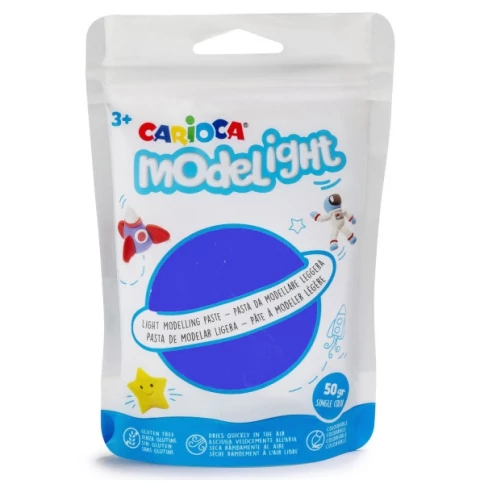 Modelight 50g-os kék gyurma - Carioca