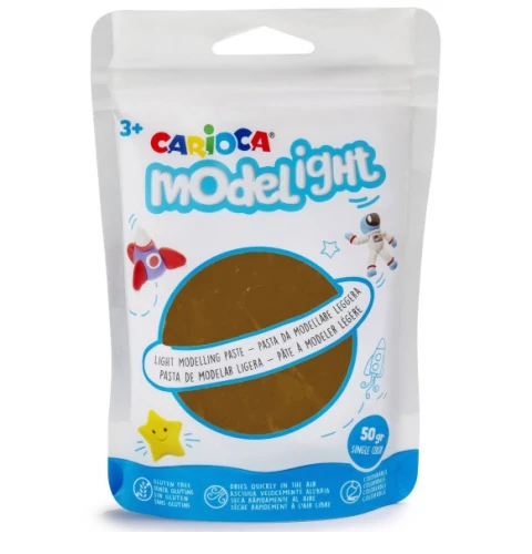 Modelight 50g-os barna gyurma - Carioca