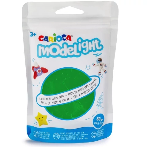 Modelight 50g-os zöld gyurma - Carioca