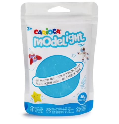 Modelight 50g-os világoskék gyurma - Carioca