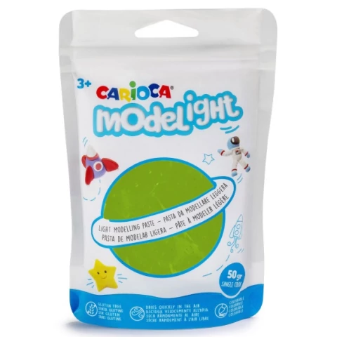 Modelight 50g-os világoszöld gyurma - Carioca