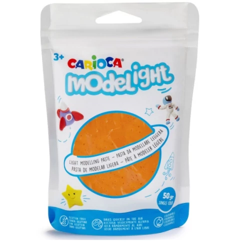Modelight 50g-os narancssárga gyurma - Carioca