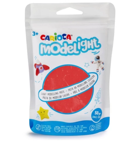 Modelight 50g-os piros gyurma - Carioca