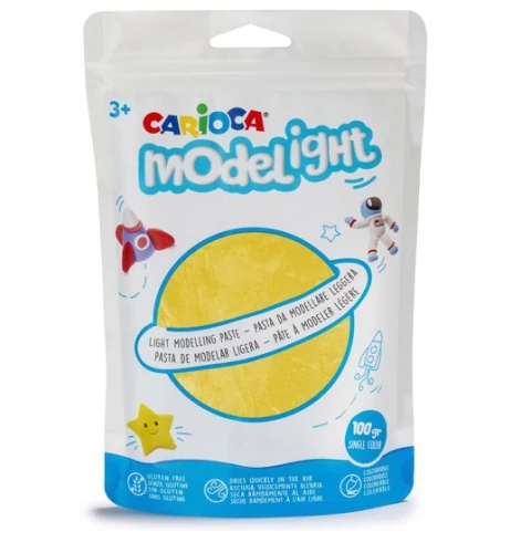 Modelight 50g-os sárga gyurma - Carioca