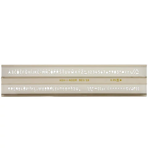ICO: Koh-I-Noor ISO betűsablon 3,5mm-es