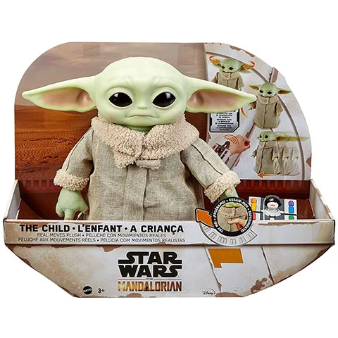 Star Wars: Interaktív Baby Yoda figura 30cm - Mattel