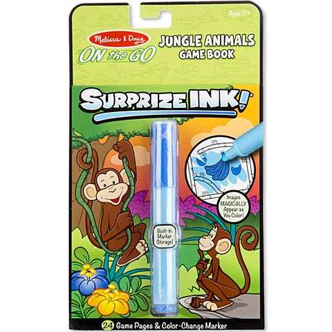 Dzsungelkaland úti színezőfüzet varázstollal - Melissa & Doug