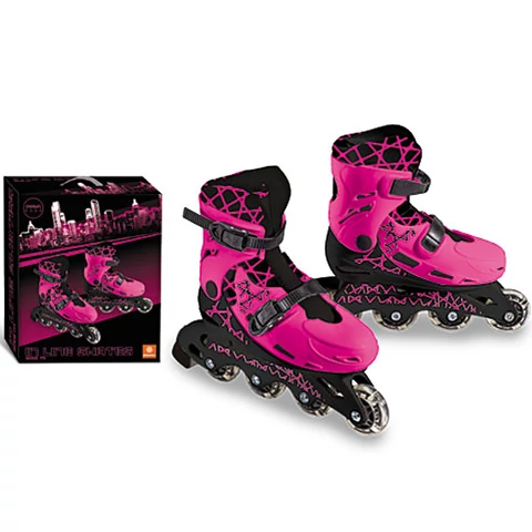 Görkorcsolya pink-fekete színben 33-36 - Mondo toys