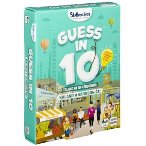 Guess in 10 - Találd ki 10 kérdésből, kaland a városon át oktató játék - Spin Master