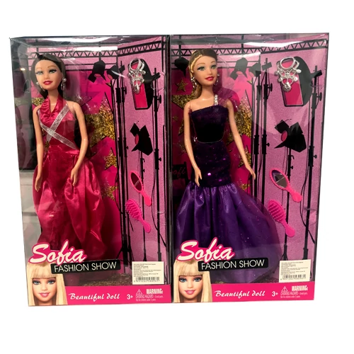 Sofia Fashion Show Utazó baba extra ruhával és bőrönddel 2 változatban