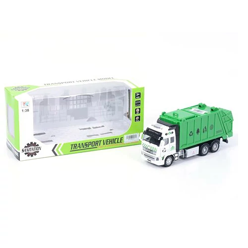 Szelektív hulladékgyűjtő kamion fénnyel és hanggal 1/38