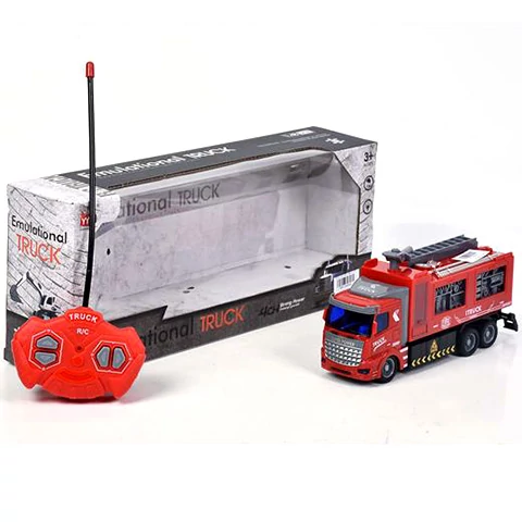 RC távirányítós tűzoltóautó fénnyel 22cm