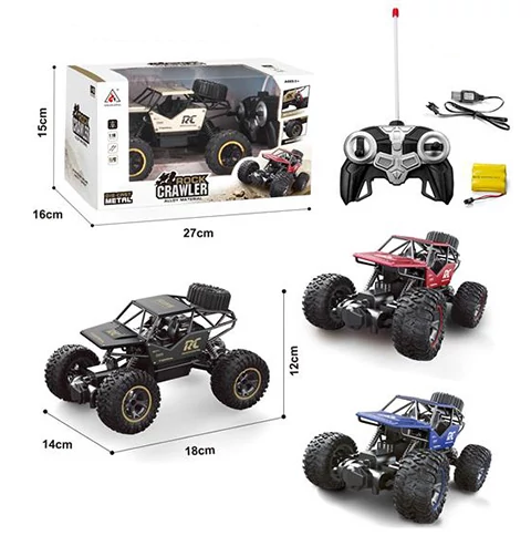 RC távirányítós hegymászó Jeep 27MHz 1/18 kétféle változatban