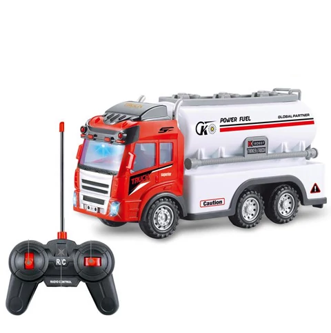 RC Távirányítós tartálykocsi fénnyel 1/43