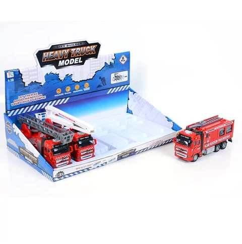 Hátrahúzós tűzoltókamion többféle változatban 1/38