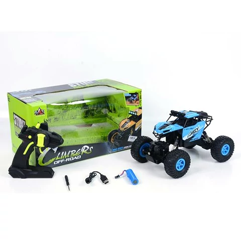 Távirányítós hegymászó off-road terepjáró kék színben 2,4GHz
