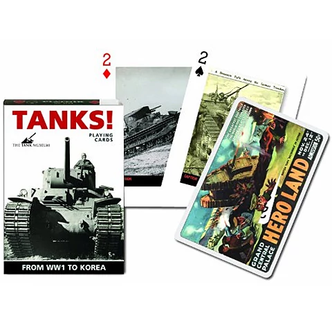 Exkluzív römi kártya - Tankos 1x55 lap - Piatnik
