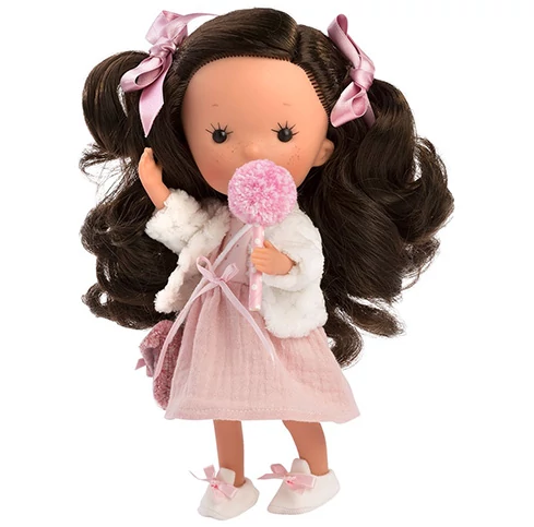 Llorens: Miss Minis Dana Star 26cm-es baba nyalókával (52604)
