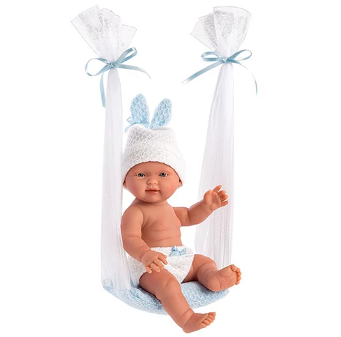 Llorens: Bebito 26cm-es fiú baba hintával (26301L)