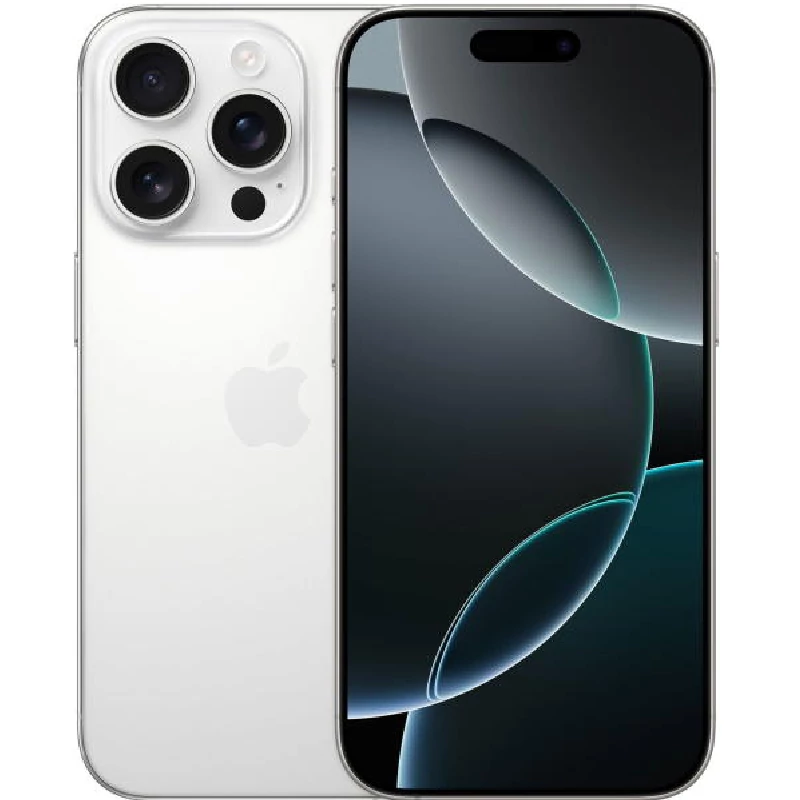 Apple iPhone 16 Pro 128GB fehér titán (white titanium) (MYNE3) kártyafüggetlen okostelefon