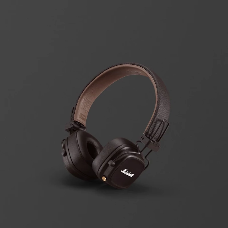 Marshall Major IV barna (brown) vezeték nélküli bluetooth fejhallgató