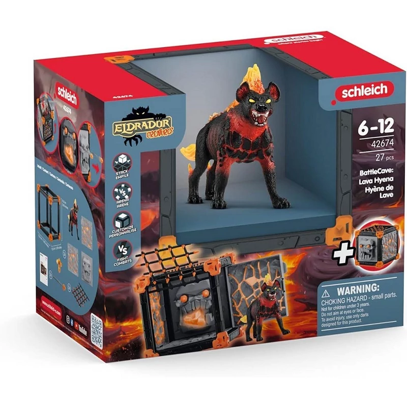 Schleich: Battlecave láva hiéna szett (42674)