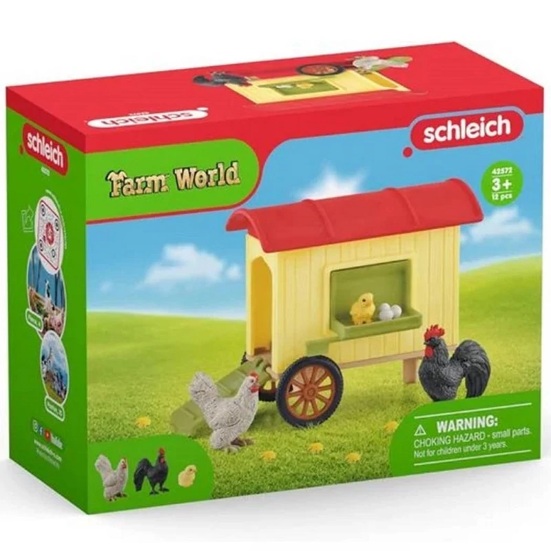 Schleich: Farm World - Mobil csirkeól játékszett (42572)