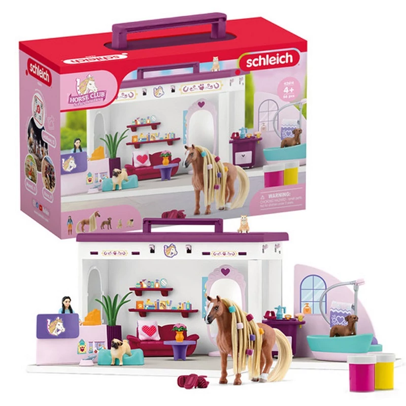 Schleich: Horse Club - Kedvenc szalon játékszett (42614)