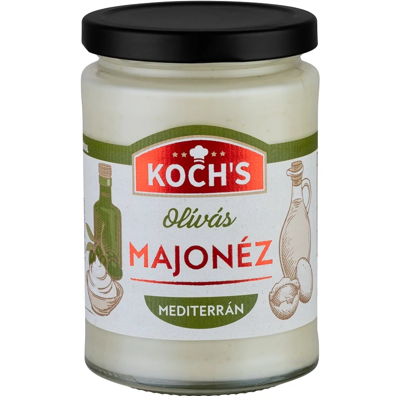 Koch's majonéz olivaolajjal és olivabogyóval 310g