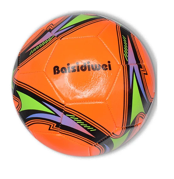 Neon színű műbőr focilabda többféle változatban 23cm