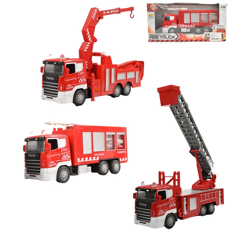Fire Truck: Tűzoltósági autó többféle változatban 1db