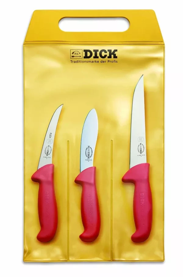 Dick ergogrip háromrészes vadászkés-szett (8255610)