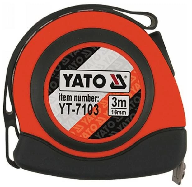 YATO Mérőszalag 3 m/16 mm, mágneses, nylon bevonatú (YT-7103)