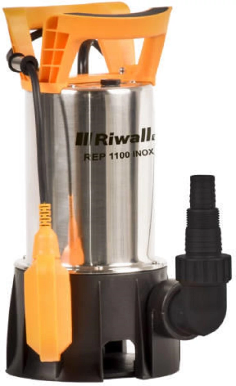Riwall REP 1100 INOX - UNIVERZÁLIS BÚVÁR SZENNYVÍZSZIVATTYÚ 1100 W (EP26A2001074B)