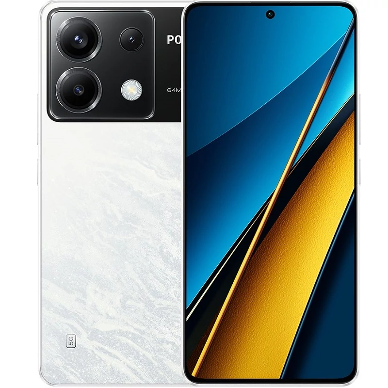 Xiaomi Poco X6 5G Dual Sim 8GB RAM 256GB fehér (white) kártyafüggetlen okostelefon