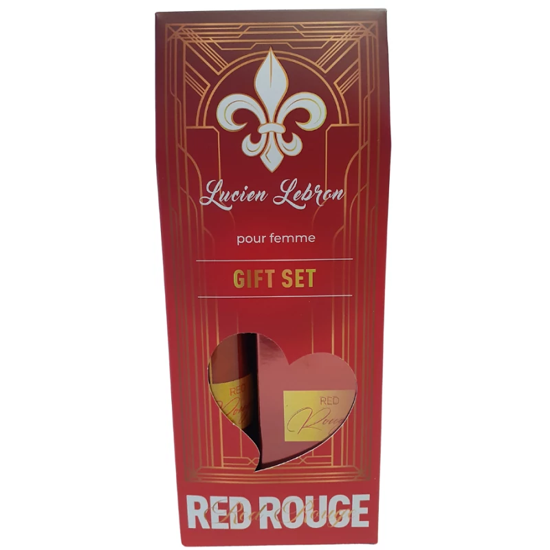 Lucien lebron csomag EDP+deo red rouge