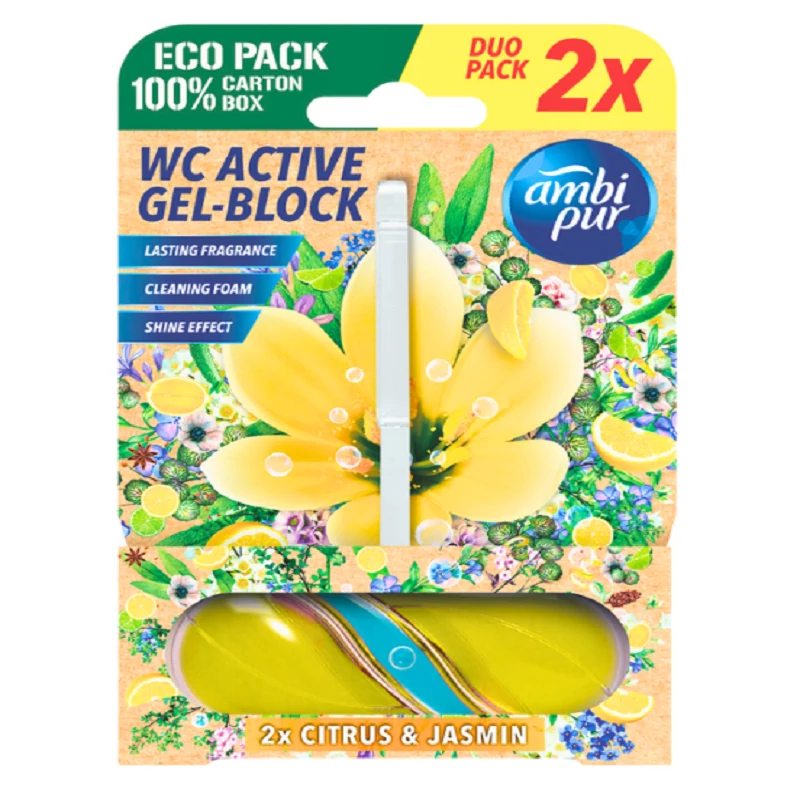 Ambi pur lemon & sea wc block 2x45g