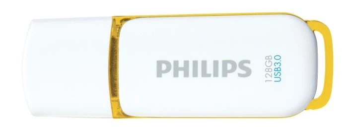 Philips Pendrive USB 3.0 128GB Snow Edition fehér-sárga