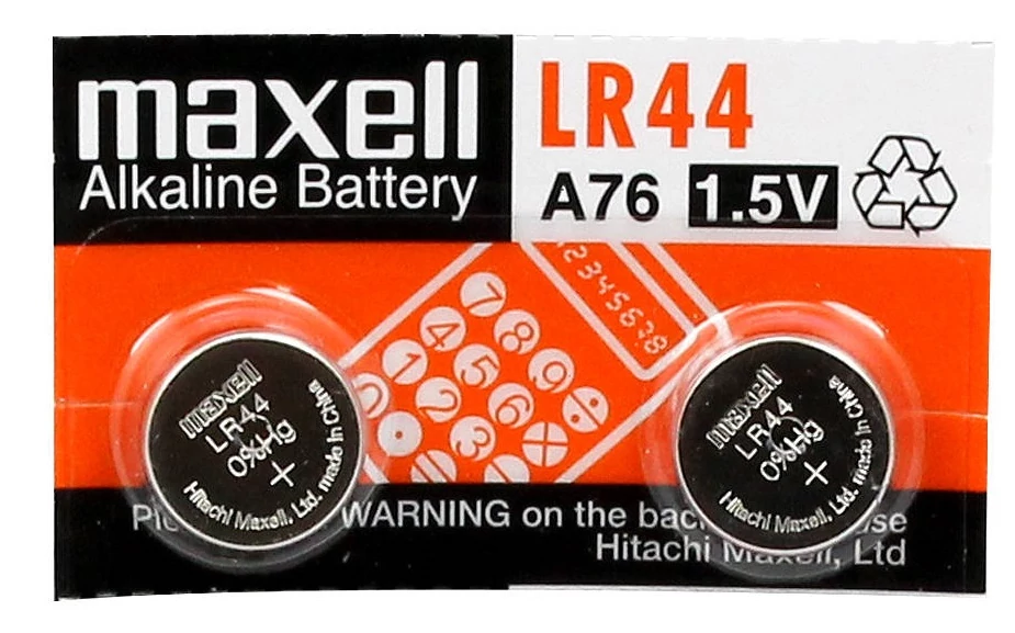 Maxell LR44 5x2 csomag (téphető bliszter) 1,5V alkáli gombelem