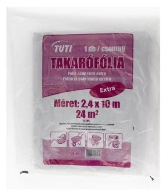 Tuti extra takarófólia 24m2, 2,4x10m
