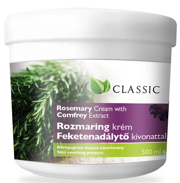 UW rozmaring krém feketenadálytő kivonattal 500ml